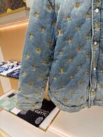 LOUIS VUITTON padded denim jacket style shirt - Image 6
