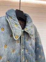 LOUIS VUITTON padded denim jacket style shirt - Image 8