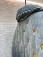 LOUIS VUITTON padded denim jacket style shirt - Image 9