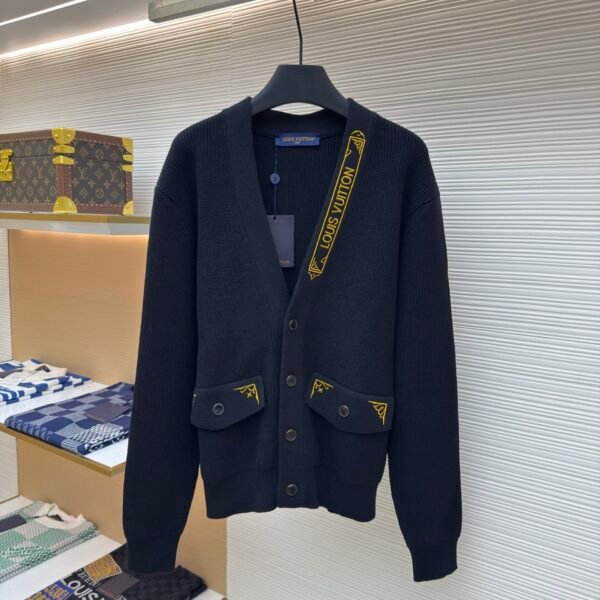 LOUIS VUITTON25SS Gold Silk Cardigan