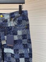 LOUIS VUITTON Nigo collaboration jacquard checkerboard denim pants - Image 8