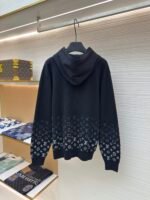 LOUIS VUITTON Gradient Oldflower Woolen Hoodie - Image 2