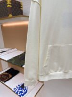 LOUIS VUITTON solid color pullover hoodie long sleeved sweatshirt - Image 6