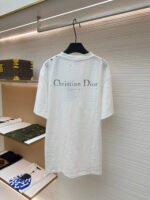 Dior perforated letter printed T-shirt - Image 5