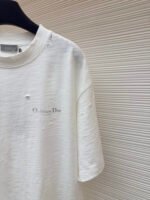 Dior perforated letter printed T-shirt - Image 8