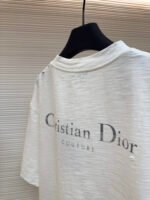 Dior perforated letter printed T-shirt - Image 11