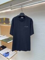 Dior perforated letter printed T-shirt