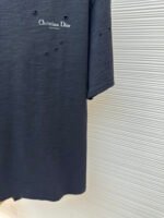 Dior perforated letter printed T-shirt - Image 8