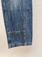 LOUIS VUITTON turquoise worn workwear jeans - Image 7