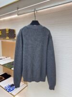 LOUIS VUITTON Pocket Embroidered Knitted Cardigan - Image 2