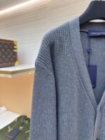 LOUIS VUITTON Pocket Embroidered Knitted Cardigan - Image 4