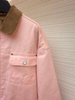 LOUIS VUITTON Splicing Collar Jacket Coat - Image 5
