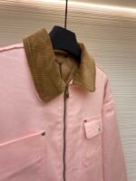 LOUIS VUITTON Splicing Collar Jacket Coat - Image 8