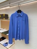 MIU MIU Cotton Beaded Floor Shirt