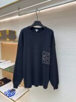 LOEWE pocket jacquard sweater