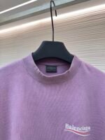 Balenciaga washed cola wave letter printed short sleeved shirt - Image 3