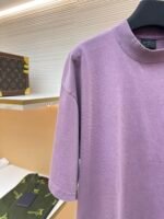 Balenciaga washed cola wave letter printed short sleeved shirt - Image 4