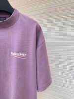 Balenciaga washed cola wave letter printed short sleeved shirt - Image 5