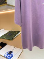 Balenciaga washed cola wave letter printed short sleeved shirt - Image 6