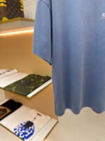 Balenciaga washed cola wave letter printed short sleeved shirt - Image 6