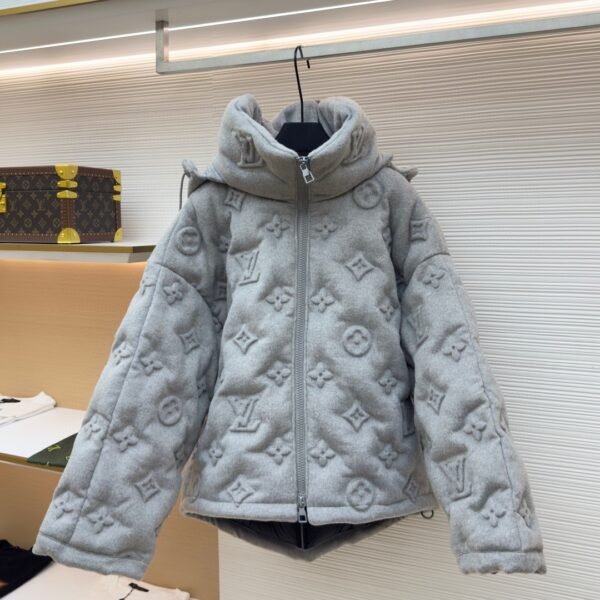 LOUIS VUITTON vintage embossed down jacket