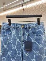 Louis Vuitton Starry Sky Monochrome Denim Shorts - Image 5