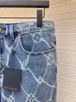 Louis Vuitton Starry Sky Monochrome Denim Shorts - Image 4