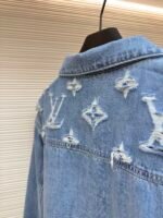 Louis Vuitton washed ripped denim jacket - Image 12