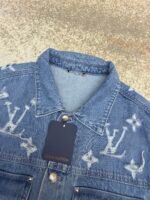 Louis Vuitton washed ripped denim jacket - Image 11