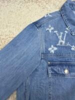 Louis Vuitton washed ripped denim jacket - Image 9