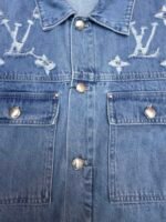 Louis Vuitton washed ripped denim jacket - Image 7