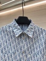 DIOR all-over printed lettering denim shirt - Image 3