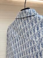 DIOR all-over printed lettering denim shirt - Image 14