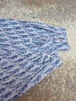 DIOR all-over printed lettering denim shirt - Image 7