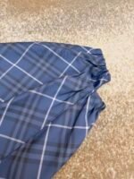 Burberry blue diagonal check embroidered reversible jacket - Image 7