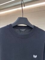 Balenciaga wheat ear embroidered mud print sweater - Image 3