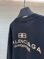 Balenciaga wheat ear embroidered mud print sweater - Image 10