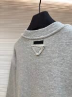 Prada Short Letter Crew Neck Sweatshirt - Image 10