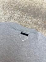 Prada Short Letter Crew Neck Sweatshirt - Image 12