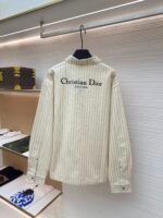 Dior herringbone stripe embroidered shirt - Image 2