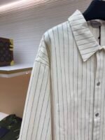 Dior herringbone stripe embroidered shirt - Image 10