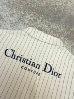 Dior herringbone stripe embroidered shirt - Image 5