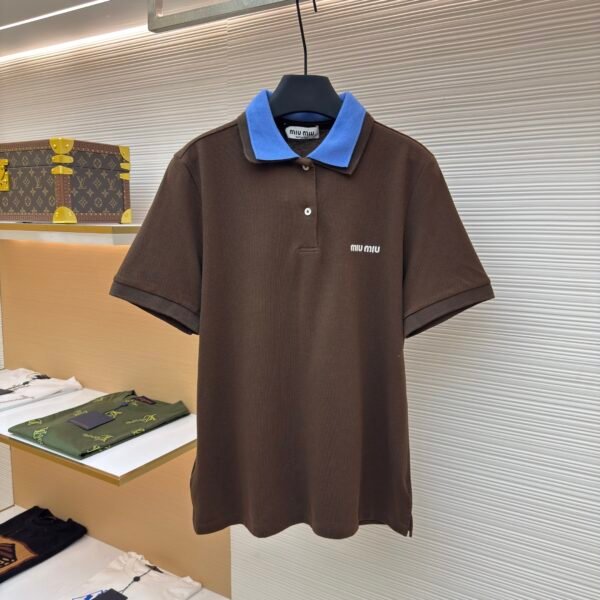 MiuMiu cotton piqué polo shirt