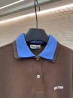 MiuMiu cotton piqué polo shirt - Image 3