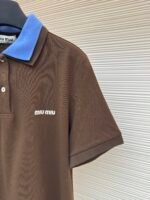 MiuMiu cotton piqué polo shirt - Image 5
