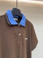 MiuMiu cotton piqué polo shirt - Image 8