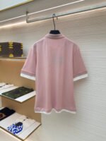 Prada jersey fake two-piece short-sleeved polo shirt - Image 2