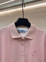 Prada jersey fake two-piece short-sleeved polo shirt - Image 4