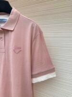 Prada jersey fake two-piece short-sleeved polo shirt - Image 17
