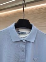 Prada jersey fake two-piece short-sleeved polo shirt - Image 3